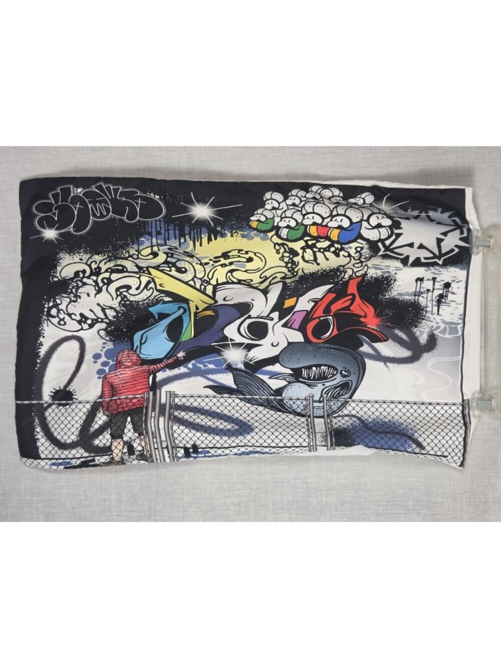 Graffiti Art Pillowcase Cover Large/Long Graphic Spray Paint Mural Odot Bedding